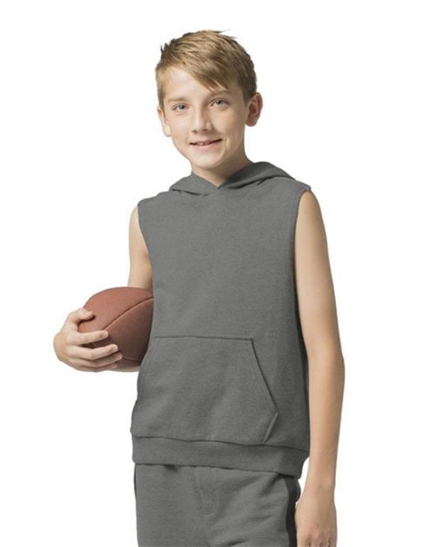 Boxercraft - Youth Stadium Hooded Sleeveless Sweatshirt - YR51