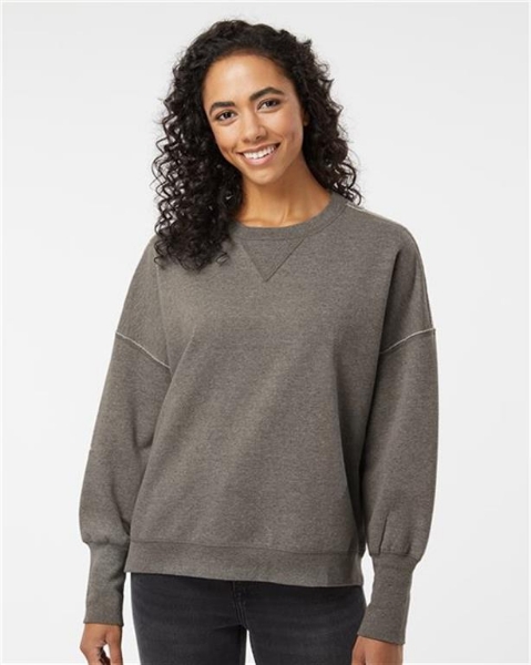 MV Sport - Women's Sueded Fleece Crewneck Sweatshirt - W22712