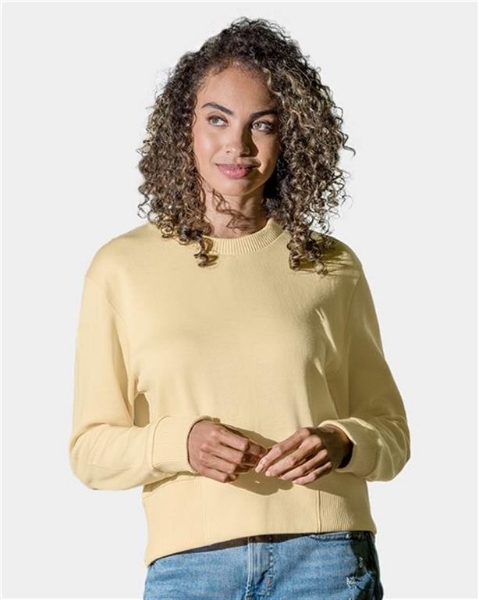 MV Sport - Women's Romi Cloud Fleece Crop Crewneck Sweatshirt - W22106