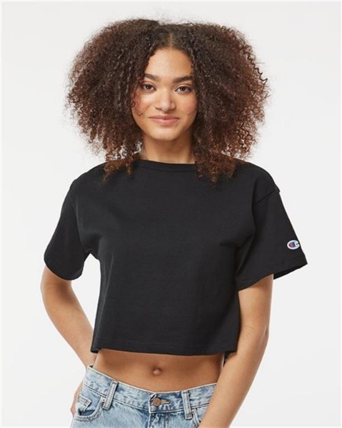 Champion - Women's Heritage Jersey Crop T-Shirt - T453W