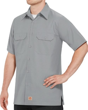 Red Kap - Ripstop Short Sleeve Work Shirt - Tall Sizes - SY60T