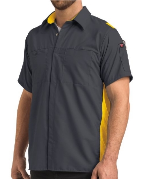 Red Kap - Performance Plus Short Sleeve Shirt with Oilblok Technology - Tall Sizes - SY42T