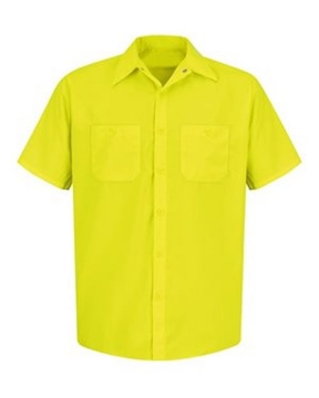 Red Kap - Enhanced Visibility Short Sleeve Work Shirt - Tall Sizes - SS24T