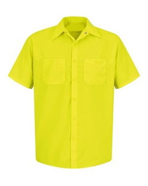 Red Kap - Enhanced Visibility Short Sleeve Work Shirt - Tall Sizes - SS24T