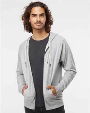 Independent Trading Co. - Icon Lightweight Loopback Terry Full-Zip Hooded Sweatshirt - SS1000Z