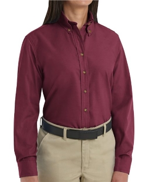 Red Kap - Women's Long Sleeve Poplin Dress Shirt - SP91