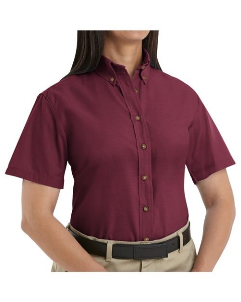 Red Kap - Women's Poplin Dress Shirt - Extended Sizes - SP81EXT