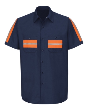 Navy/ Orange Trim