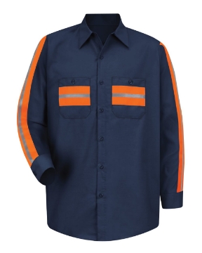 Navy/ Orange Trim