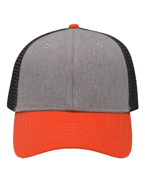 Heather Grey/ Charcoal/ Orange