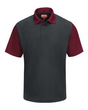 Red Kap - Short Sleeve Performance Knit Color-Block Polo - SK56