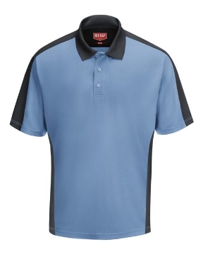 Red Kap - Short Sleeve Performance Knit Two Tone Polo - SK54