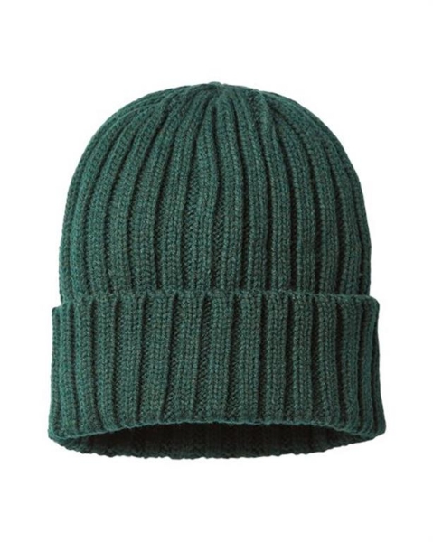 Atlantis Headwear - Sustainable Cable Knit Cuffed Beanie - SHORE