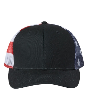 Black/ USA Flag