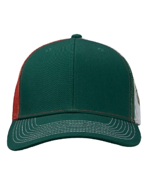 Dark Green/ Red/ Mexico Flag