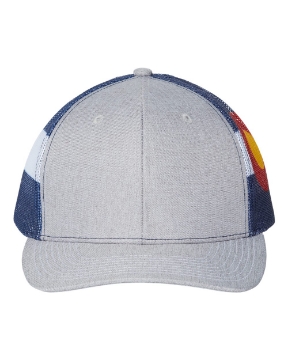 Heather Grey/ Colorado Flag