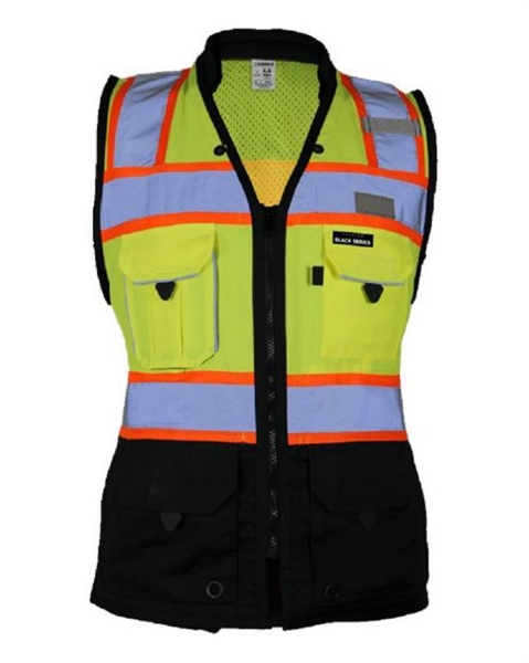 Kishigo - Premium Black Series® Women's Heavy Duty Surveyors Vest - S5021-5022