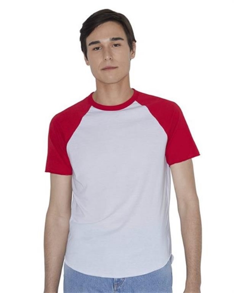 American Apparel - Poly/Cotton Raglan Tee - RSABB4237W