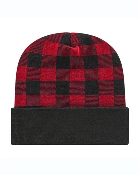 CAP AMERICA - USA-Made Plaid Beanie - RKP12