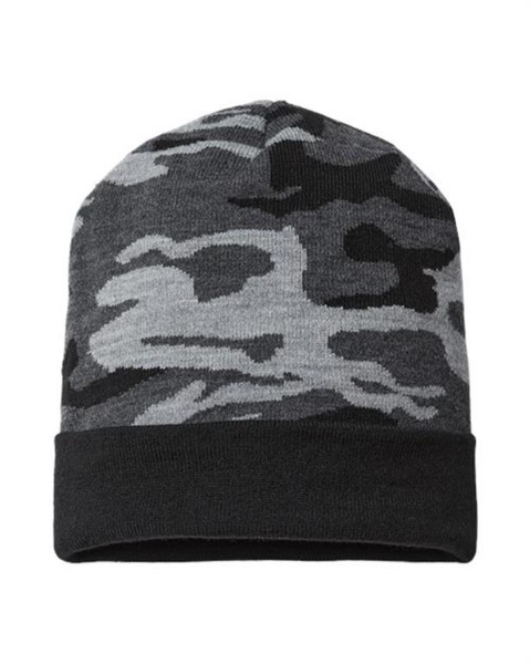 CAP AMERICA - USA-Made Camo Cuffed Beanie - RKC12