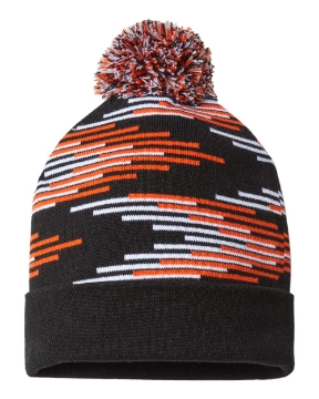 Black/ Deep Orange/ White