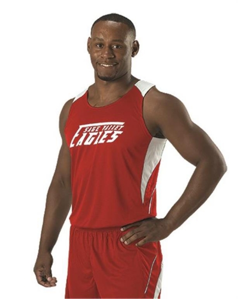 Alleson Athletic - Loose Fit Track Tank - R1LFJ