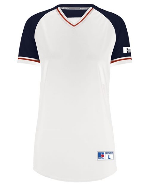 Russell Athletic - Women's Classic V-Neck Jersey - R01X3X