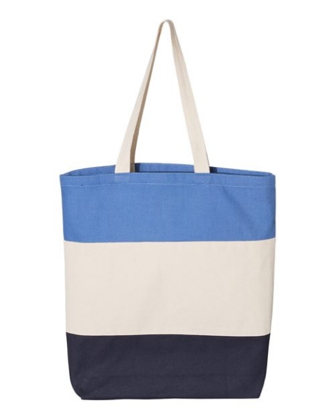 Q-Tees - 11L Tri-Color Tote - Q125900