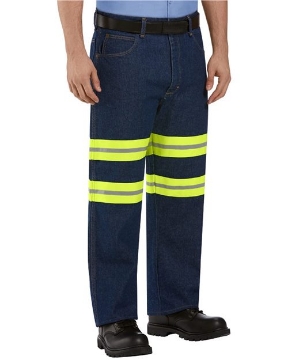 Red Kap - Enhanced Visibility Relaxed Fit Jeans - PD60ED