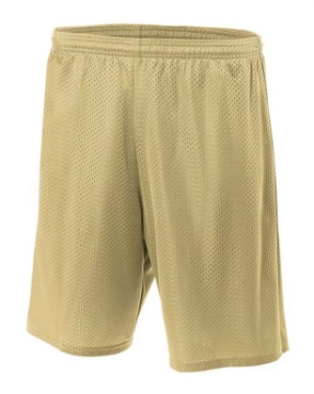 A4 - Youth Lined Tricot Mesh 6" Shorts - NB5301