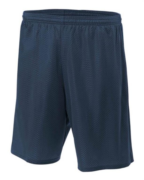 A4 - Sprint Lined Tricot Mesh 9" Shorts - N5296