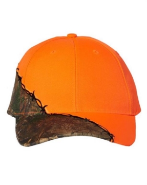 Kati - Licensed Camo with Barbed Wire Embroidery Cap - LC4BW