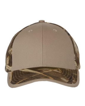 Kati - Solid Front Camo Back Cap - LC102