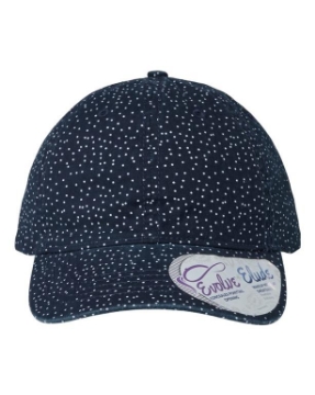 Navy/ White Polka Dots