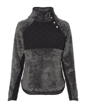 Boxercraft - Women's Quilted Fuzzy Fleece Pullover - FZ06