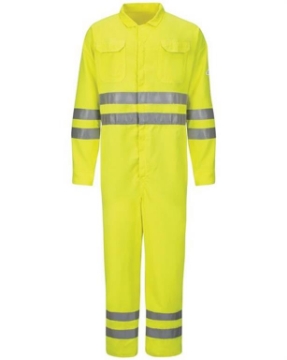 Bulwark - Hi-Vis Deluxe Coverall with Reflective Trim - CoolTouch® 2 - 7 oz. - Tall Sizes - CMD8T