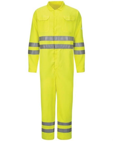 Bulwark - Hi-Vis Deluxe Coverall with Reflective Trim - CoolTouch® 2 - 7 oz. - Tall Sizes - CMD8T