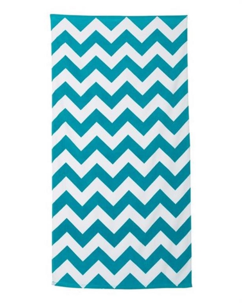 Carmel Towel Company - Chevron Velour Beach Towel - C3060X