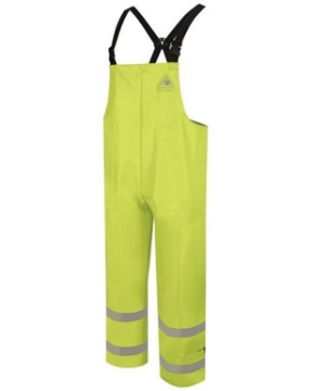 Bulwark - Hi-Visibility Flame-Resitant Rain Bib Overall - 13 oz. - BXN6