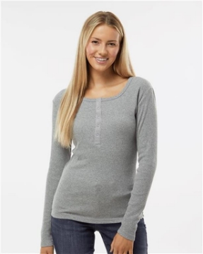 Boxercraft - Women's Harper Long Sleeve Henley - BW2402