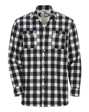 Black/ White Buffalo Plaid