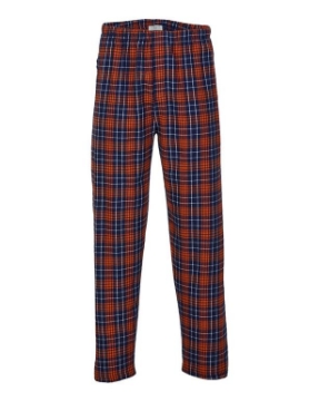 Navy/ Orange Plaid