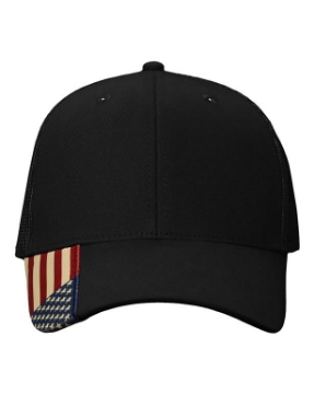 Black/ USA Mesh