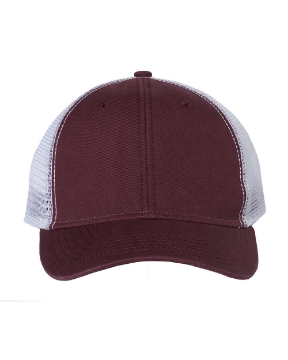 Maroon/ White