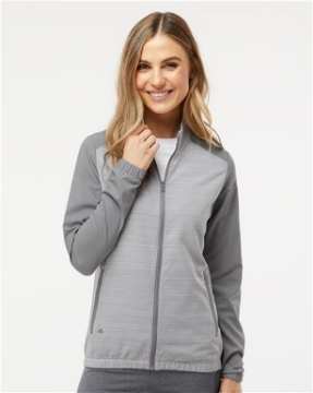 Adidas - Women's Heather Block Full-Zip Windshirt - A547