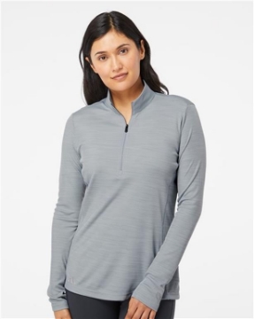 Adidas - Women's Lightweight Mélange Quarter-Zip Pullover - A476