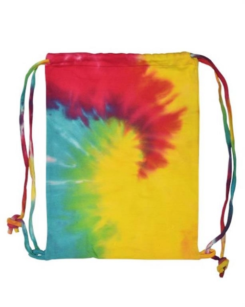 Colortone - Tie-Dyed Drawstring Backpack - 9500