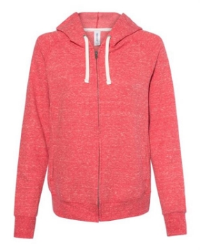 JERZEES - Women's Snow Heather French Terry Full-Zip Hooded Sweatshirt - 92WR