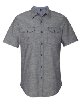 Burnside - Chambray Short Sleeve Shirt - 9255