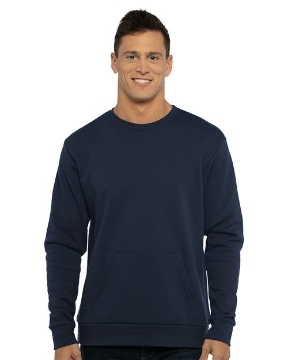 Next Level - Santa Barbara Pocket Crewneck Sweatshirt - 9001